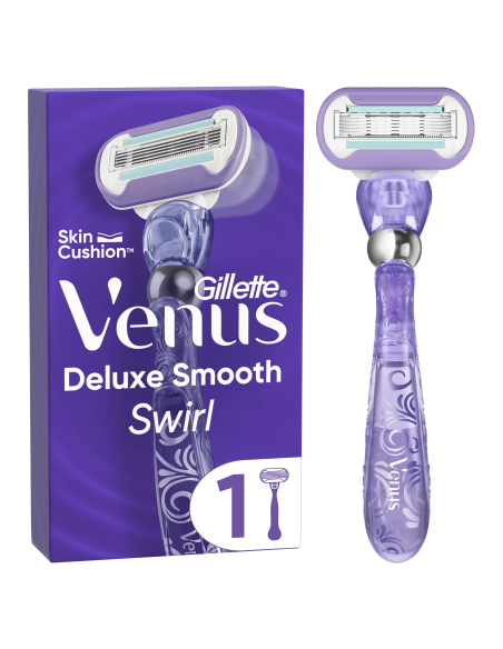 Gillette Venus Deluxe Smooth Swirl Raseerija + Varutera 1 tk