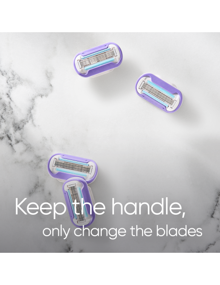 Gillette Venus Deluxe Smooth Swirl Raseerija + Varutera 1 tk