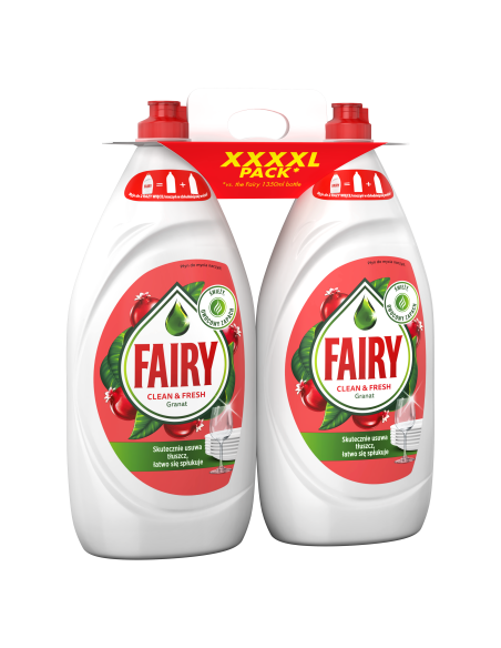 Fairy Nõudepesuvahend Clean & Fresh Pomegranate & Honeysuckle 2700 ml