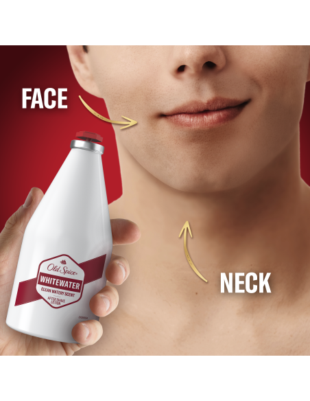 KAST 6 tk! Old Spice Whitewater Raseerimisjärgne Losjoon Meestele, 100ml