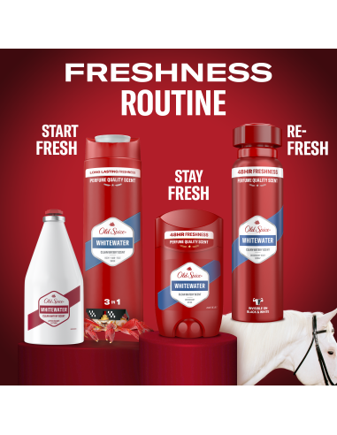 KAST 6 tk! Old Spice Whitewater...