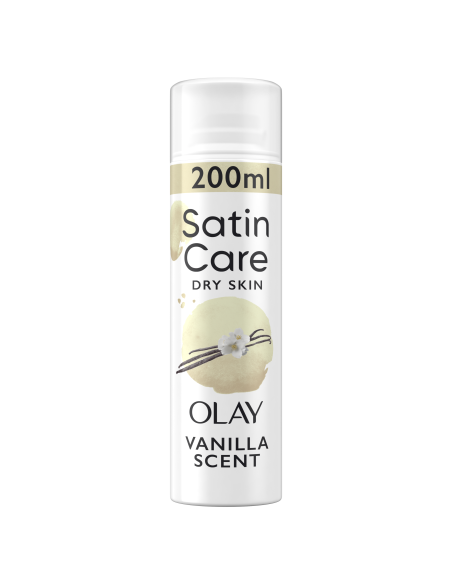 Gillette Raseerimisgeel Satin Care, Vanilla Olay, 200 ml