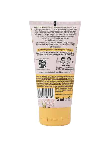 KAST 10 tk! Jean&Len kätekreem mango ja avokaado 75 ml