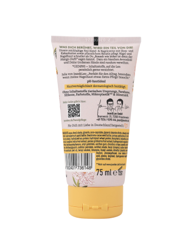 Jean&Len kätekreem mango ja avokaado 75 ml