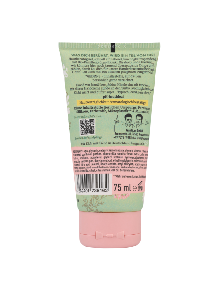 Jean&Len toitev kätekreem kummel ja oliiviõli 75 ml