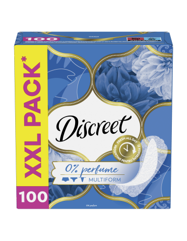 KAST 5 tk! Discreet Breathable Multiform Lõhnastamata Pesukaitsmed, 100 tk 