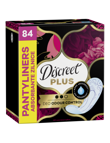 KAST 4 tk! Discreet Protective Odour Control Plus Pesukaitsmed, 84 tk