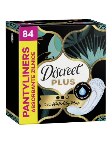 Discreet Protective Waterlily Plus DEO Pesukaitsmed, 84 tk