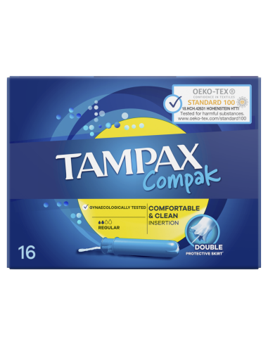Tampax Compak Regular tampoonid aplikaatoriga,...