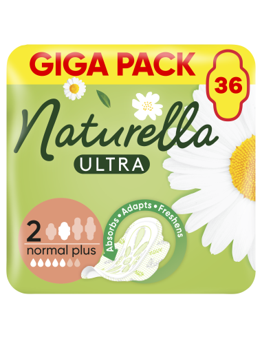 KAST 8 tk! Naturella Ultra Normal Plus Size 2 Tiibadega Sidemed, 36 tk 