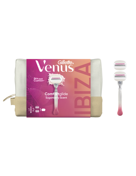 Gillette Venus Kinkekomplekt Raseerija Comfortglide + 2 Vahetustera + Kott
