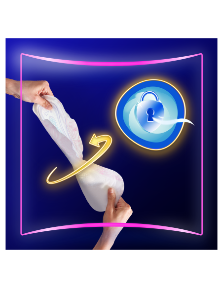 Always Platinum Secure Night Size 4 hügieenisidemed tiibadega, 20 tk