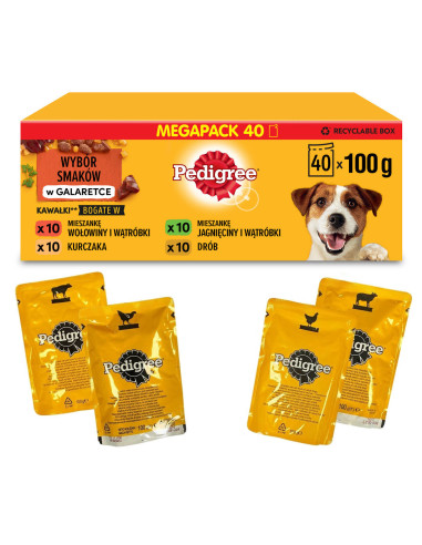 PEDIGREE Vital Protection želees (40x100g) Märg...