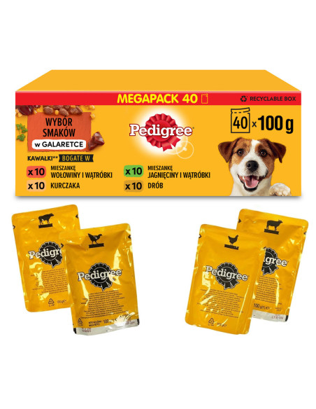 PEDIGREE Vital Protection želees (40x100g) Märg koeratoit