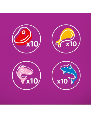 Whiskas märgtoit kassidele kana, lõhe,...