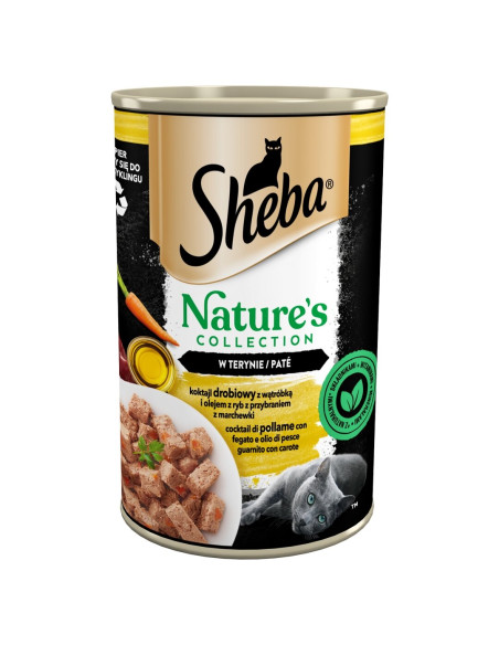 SHEBA Maitsevalik Terriinivormis Konserv (6x400g) Nature's Collection Märgtoit Täiskasvanud Kassidele
