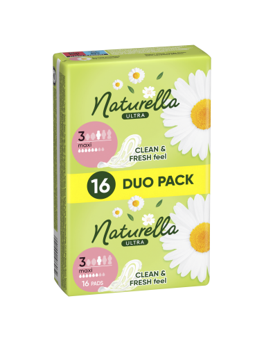 Naturella Ultra Maxi Size 3 Tiibadega Hügieenisidemed, 16 tk