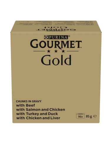 Purina Gourmet Gold kastmes veiseliha, lõhe,...