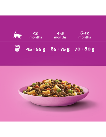 WHISKAS Junior kuivtoit kanaga kassipoegadele 14 kg