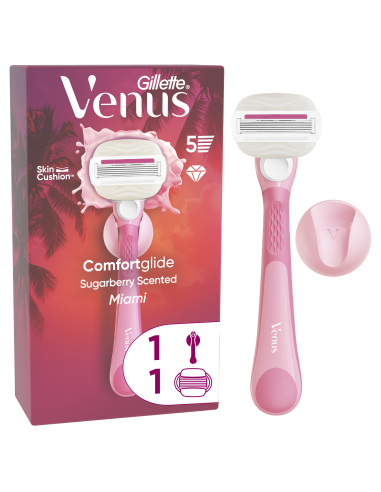 Gillette Venus ComfortGlide Sugarberry Miami Raseerija + Varutera 1 tk