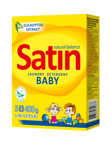 KAST 11 tk! Satin pesupulber Baby 400 g