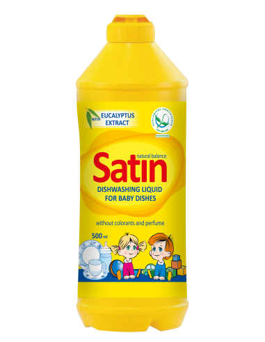 KAST 24 tk! Satin nõudepesuvahend Baby 500 ml