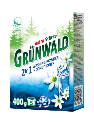 KAST 11 tk! Grünwald pesupulber 2in1 400 g