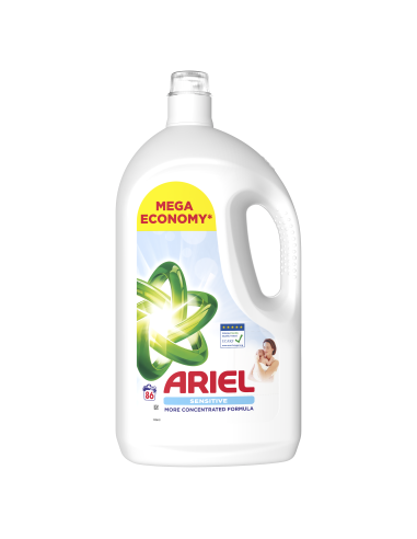 Ariel Sensitive Pesugeel, 86 Pesukorda, 3.87 L