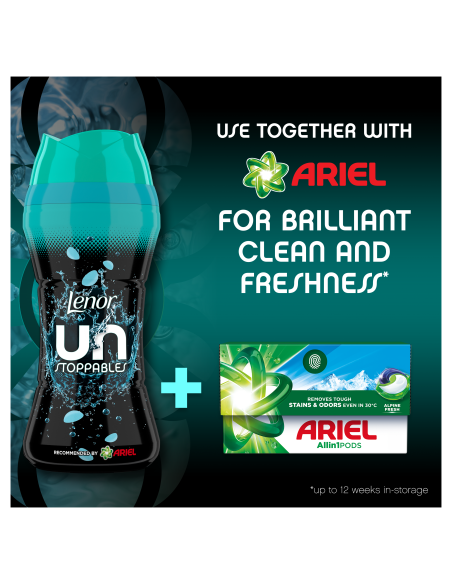 LENOR Lõhnagraanulid Unstoppable Fresh 495 g (41 Pesukorda)