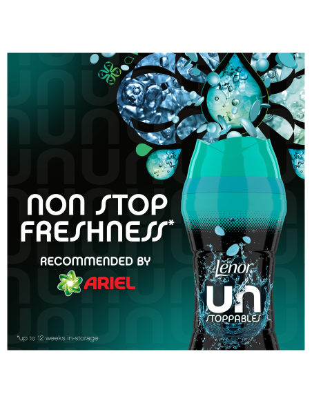 KAST 6 tk! LENOR Lõhnagraanulid Unstoppable Fresh 495 g (41 Pesukorda)