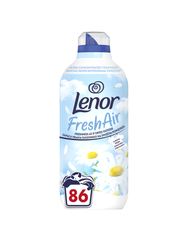 KAST 6 tk! LENOR Pesuloputusvahend Fresh Air Sensitive 1.204 L (86 Pesukorda)