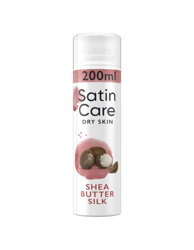 Gillette Raseerimisgeel Satin Care, Shea Butter, 200 ml
