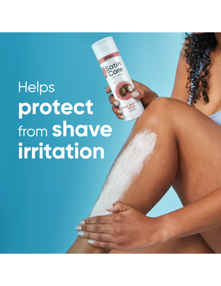 KAST 6 tk! Gillette raseerimisgeel Satin Care Shea Butter 200 ml