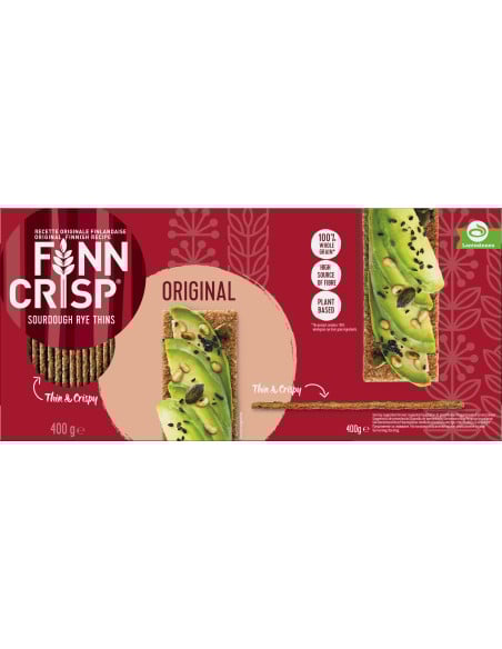FINN CRISP Original Taste õhukesed näkileivad pikk pakend