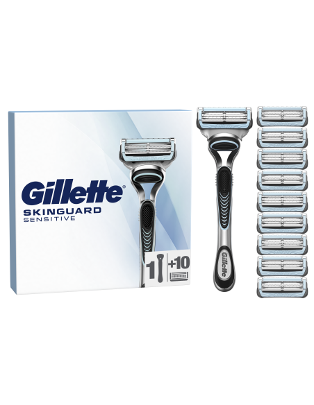 Gillette SkinGuard raseerija meestele + 11 tera