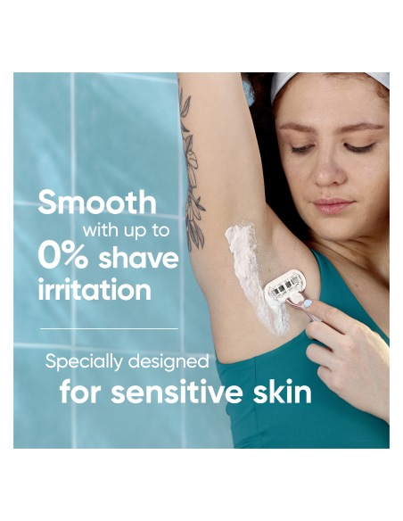 Gillette Venus Deluxe Smooth Sensitive Rosegold raseerija + 9 tera