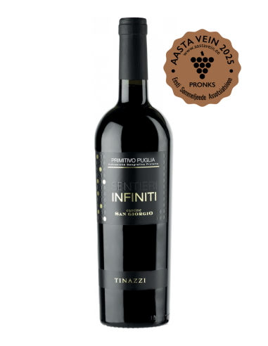 KAST 6 tk! Tinazzi Primitivo Puglia Infiniti Silenzi IGP 75cl 14%