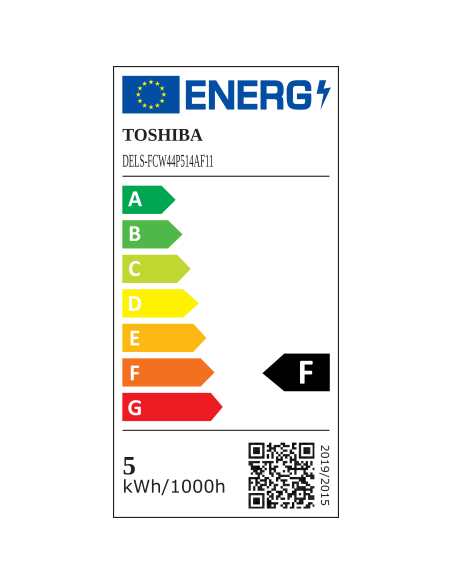 KAST 10 tk! Toshiba LED  Filament 4.5W (40W) E14 soe valge küünal 470 lm