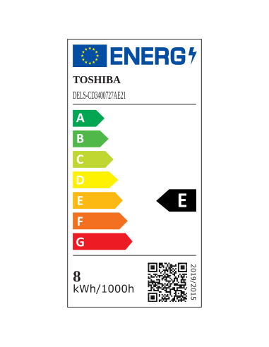 KAST 10 tk! Toshiba LED 4,7W (40W) E14 soe...