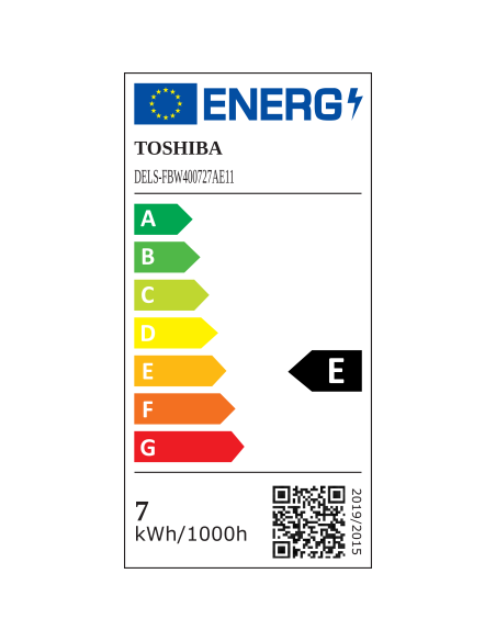 KAST 10 tk! Toshiba LED Filament 7W (60W) E27 soe valge A60 806 lm