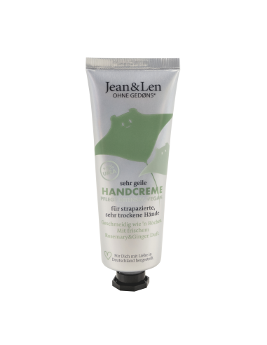 KAST 6 tk! Jean&Len kätekreem 5% urea, rosmariin ja ingver 75 ml