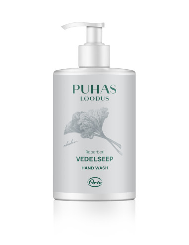 KAST 8 tk! Puhas Loodus vedelseep rabarber 500 ml