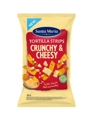 Santa Maria krõbedad juustumaitsel.maisikrõpsud 185g