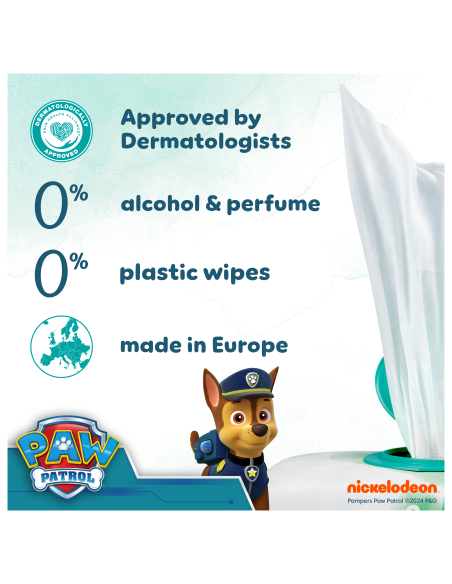 Pampers Harmonie Aqua Baby Niisked Beebisalvrätid, 9 Pakki, 432 Salvrätti