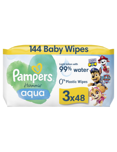KAST 6 tk! Pampers Harmonie Aqua Baby Niisked...