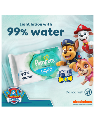 KAST 6 tk! Pampers Harmonie Aqua Baby Niisked...