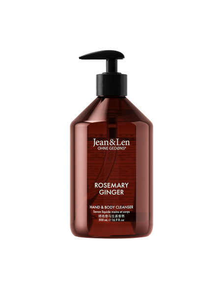 KAST 6 tk! Jean&Len käte- ja kehapesugeel rosmariin ja ingver 500 ml