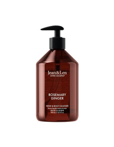 Jean&Len käte- ja kehapesugeel rosmariin ja ingver 500 ml