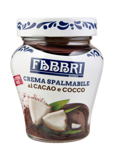 Fabbri kakao-kookose määrdekreem 200g