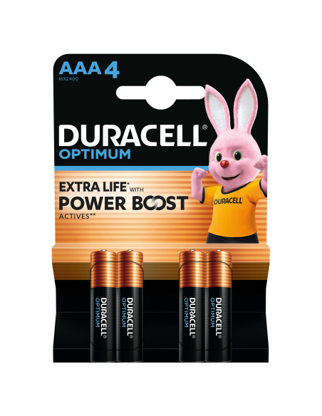 Duracell Optimum AAA 4 tk